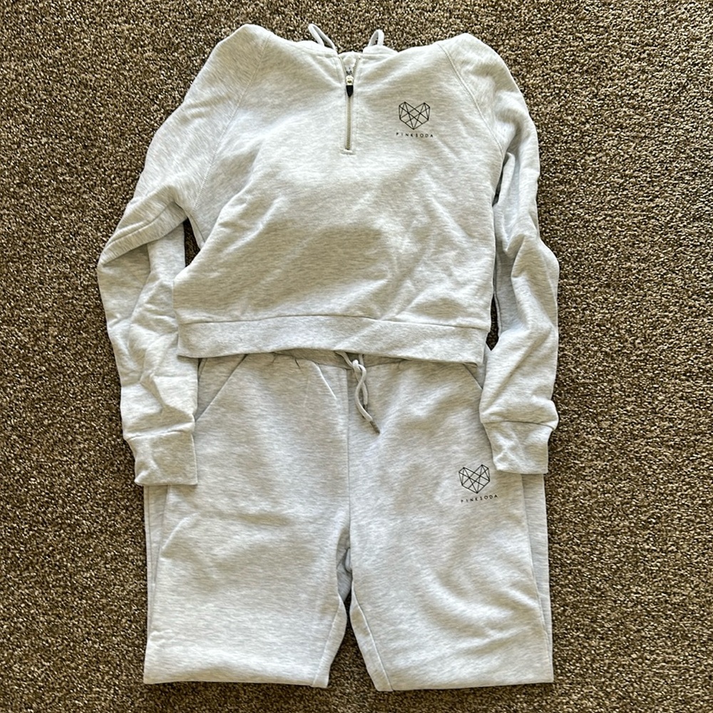 Pink Soda Core Track Hoodie and Pant